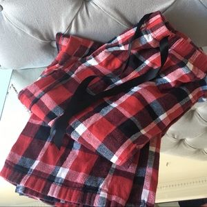 Plaid Cotton PJ Pants